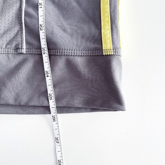 Adidas Climalite Men's Full Zip Track Activewear Jacket Gray Yellow Large - Picture 7 of 7